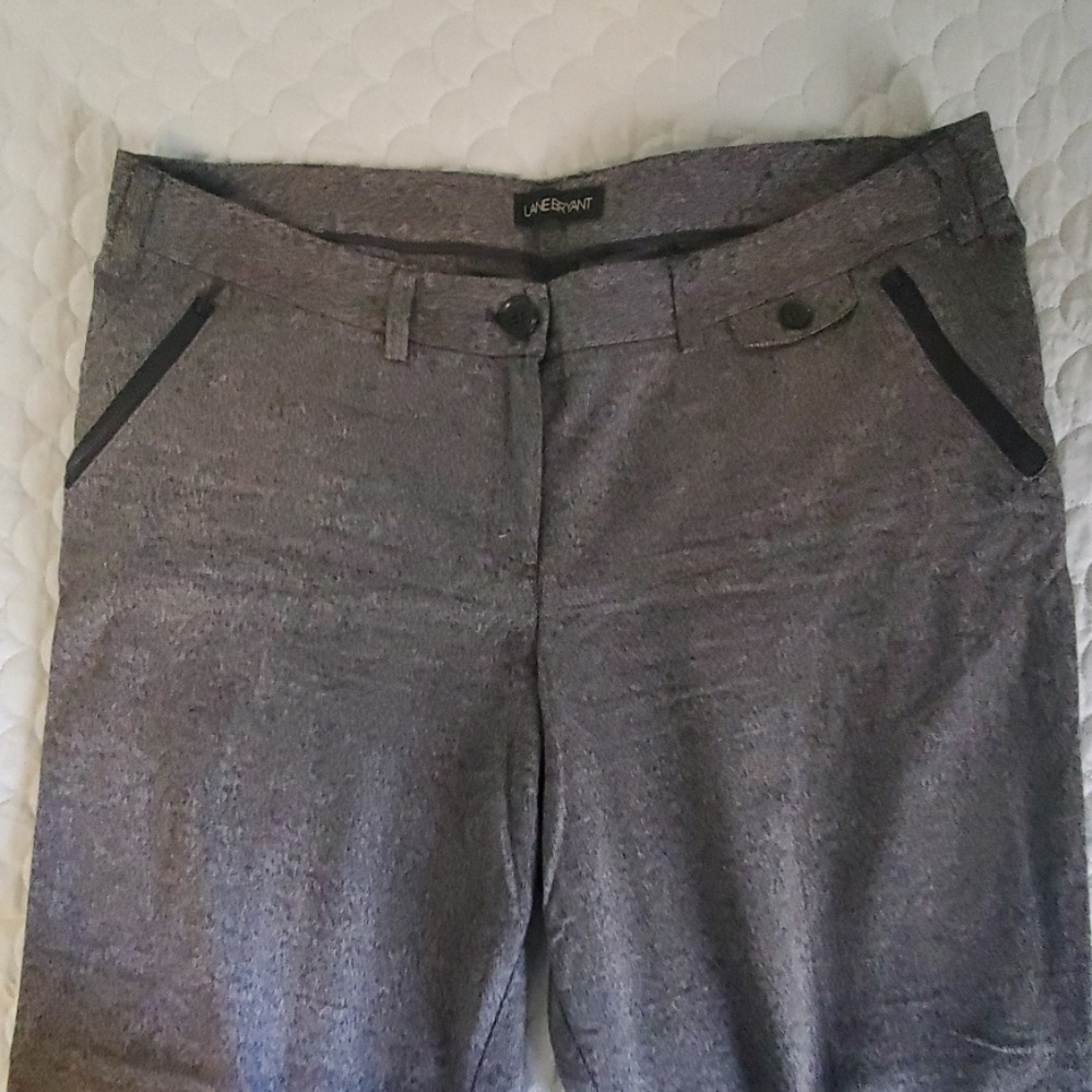 Wide leg slacks